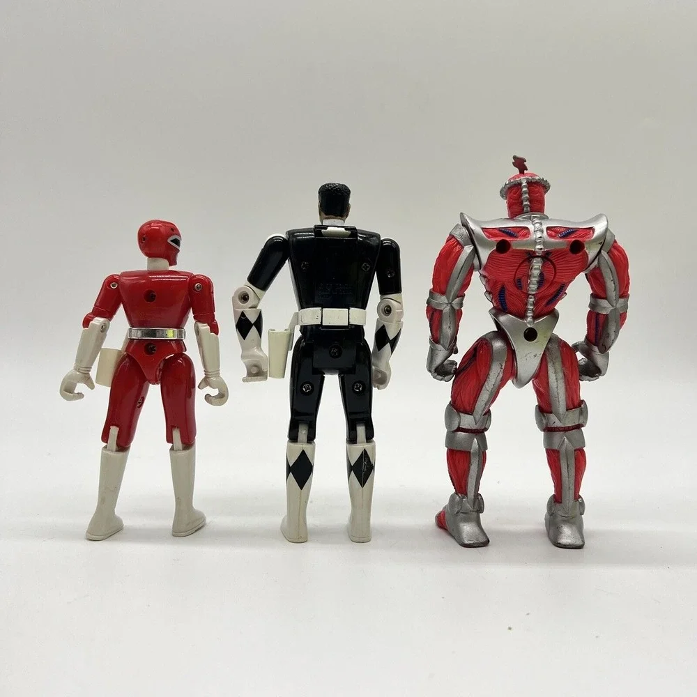 Power Rangers Bandi Lord Zedd Evil Space Flip Head Power Ranger & Red Red Ranger
